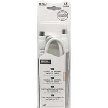 Καλώδιο Κεραίας Coax Male to Coax Female 3m White 196703