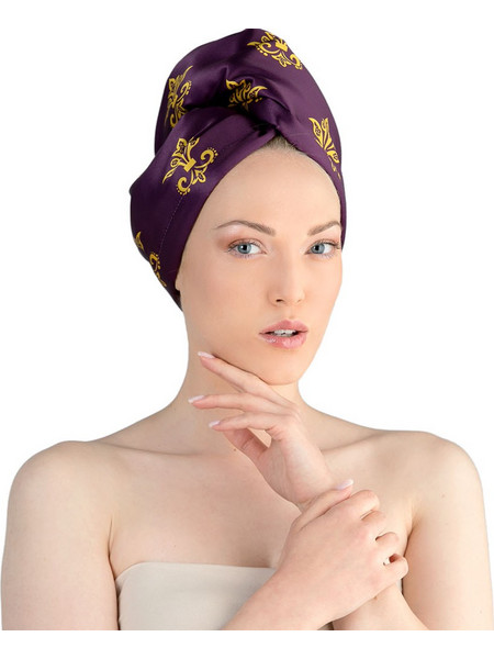 La Cocona Luxury Satin Hair Towel Wrap - Firenze