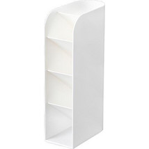 Organizer με 5 θήκες λευκό Y20,4x8x9εκ