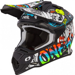 Oneal 2SRS Rancid V.24 Black / White Κράνος Μηχανής Motocross
