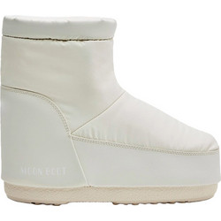 Moon Boot Γυναικεία Μποτάκια Χιονιού Πλατφόρμα Εκρού με Γούνα 14094100-003