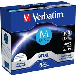 Blu-Ray BD-R Εκτυπώσιμο Verbatim M-DISC 5 Μονάδες 4x
