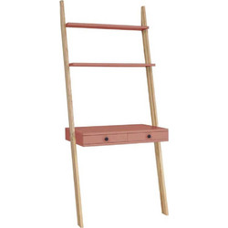 Γραφείο Ladder Leno LENOO16 79x49x183cm Dark Coral