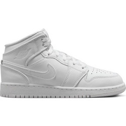 Jordan Air MID GS Παιδικά Sneakers Μποτάκια Λευκά 554725-136