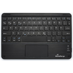 MediaRange MROS130-GR Black Ασύρματο Πληκτρολόγιο με TouchPad