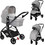 Lorelli Patrizia Καρότσι Μωρού 2 σε 1 Light Grey