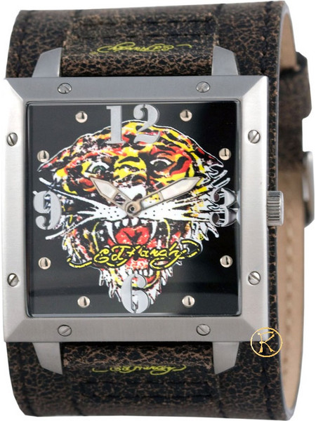 Hardy Warrior Tiger Ανδρικό Ρολόι με Καφέ Δερμάτινο Λουράκι WA-TG