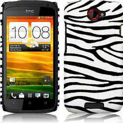 Terrapin Fitted Leather Case Zebra (HTC One S)