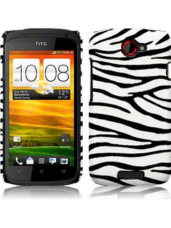 Terrapin Fitted Leather Case Zebra (HTC One S)