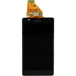 Sony M36h Xperia ZR Complete LCD With Digitizer in Black