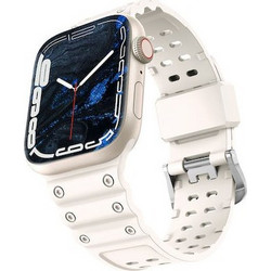 Hurtel Triple Protection Λουράκι Μεταλλικό Beige (Apple Watch 38 / 40 / 41mm)