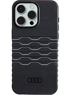 Audi IML MagSafe case for iPhone 15 Pro Max - black