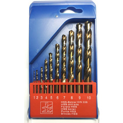 1-10mm HSS Cobalt Twist Drill Bit Set for Stainless Steel Hard Metal Τρυπάνια κοβαλτίου