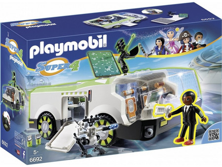 Playmobil Super 4 Ο Πράκτορας Dna & Techno-Chameleon για 5+ Ετών 6692