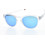 Oakley OO9265 65 Ανδρικά Γυαλιά Ηλίου Στρογγυλά Κοκάλινα Λευκά με Μπλε Καθρέπτη Φακό