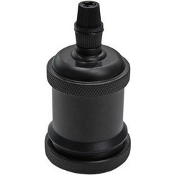 Ντουί Ε27 Διακοσμητικό M10 με Ροδέλα Lumen-16-163601-Μαύρο 16-163601