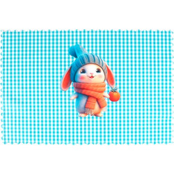 Σουπλά Φαγητού Bebe Winter Bunny 39 L.Blue Υφασμάτινο Dimcol (35x50) 1Τεμ