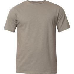 Zero RAW NECK BASIC T-SHIRT Λαδί / Γκρί