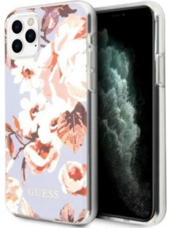 Guess Flower Collection Back Cover Lilac (iPhone 11 Pro Max)