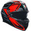 AGV K3 Compound Black / Red Κράνος Μηχανής Full Face 1500gr
