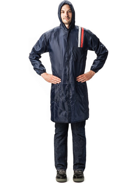 PELATEC SCB8004 POLYTEC COAT ΤΖΑΚΕΤ ΠΡΟΣΤΑΣΙΑΣ ΒΑΦΗΣ ΜΕ ΚΟΥΚΟΥΛΑ, ΜΑΚΡΥ, ΕΠΑΝ/ΜΕΝΟ - XL (ΜΠΛΕ)