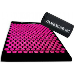 Rea Acupressure Στρώμα πιέσεων 72x43cm - Μαύρο/Ροζ