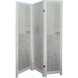 Ξυλινo παραβάν Μαροκινό μοτίβο (3 φύλλα)165cm