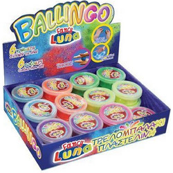 Luna Ballingo Πλαστελίνη 6 Χρώματα Με Glitter