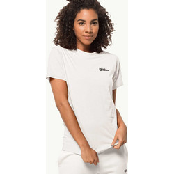 JACK WOLFSKIN Κοντομάνικη Μπλούζα W ESSENTIAL T WHITE γυναίκες