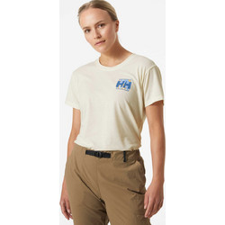 Helly Hansen Skog Γυναικείο Αθλητικό T-Shirt Εκρού 63083-048