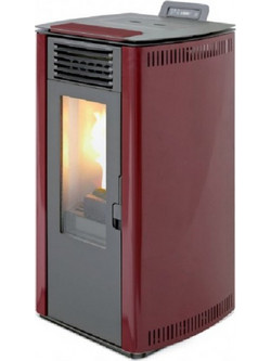 Adler Linea Round 12 Bordeaux Σόμπα Pellet 10.1kw