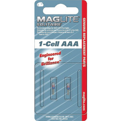 Maglite - Ανταλλακτικό Λαμπάκι Solitaire 1 Cell AAA 2 Τεμ