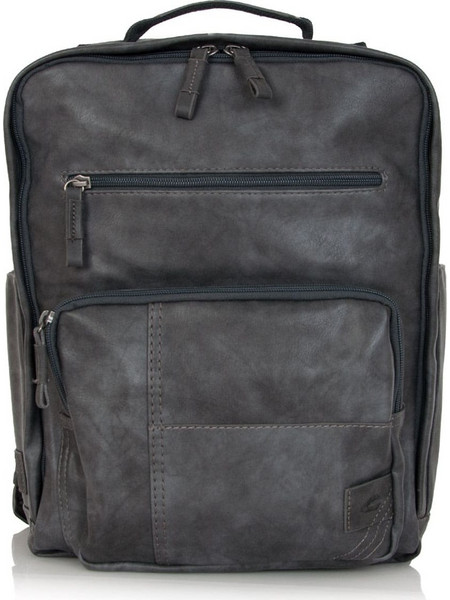 Camel Active Laos 251-201-60 Δερμάτινο Σακίδιο Πλάτης 11.5lt Μαύρο