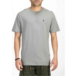 Explorer T-Shirt BASIC ΜΕ ΚΟΥΜΠΙΑ Μπλούζα ΓΚΡΙ 2421102017-LIGTH_GREY