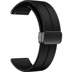 Kostelo Λουράκι Σιλικόνης 20mm Black 8870BK