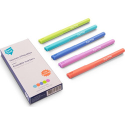 Σετ 5 μαρκαδόροι washable με λεπτή μύτη Super Petit 5FINEMARKERS001