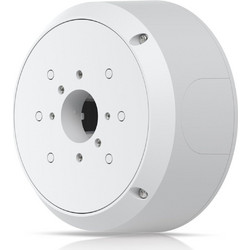 Ubiquiti UACC-Camera-JB-W, Junction box for UniFi Bullet, Dome, and Turret cameras that enhances mounting durability