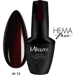 Mixcoco JH-12 Glitter Ημιμόνιμο Βερνίκι Νυχιών 15ml