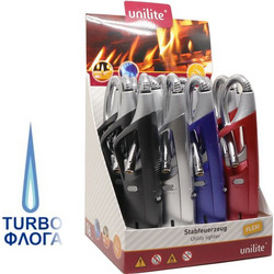 Αναπτήρας μακρύς αντιανεμικός TURBO UNILITE 12596-01 (εύκαμπτος) 30cm (ΚΟΥΤΙ 16ΤΕΜ)