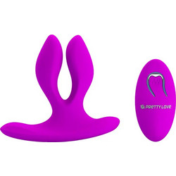 Pretty Love Magic Finger Δονητής Δακτύλου για Ζευγάρια με Τηλεχειριστήριο Μωβ