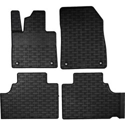 Πατάκια δαπέδου λαστιχένια μαύρα για Smart Fortwo EQ (453) 2τμχ