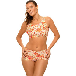 Marko Bikini Set Μπουστάκι Floral Σομόν M-722