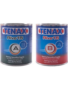 Εποξειδικός Στόκος Δύο Συστατικών (A:1ltr+B:1ltr) Rivo 15 Tenax