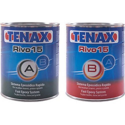 Εποξειδικός Στόκος Δύο Συστατικών (A:1ltr+B:1ltr) Rivo 15 Tenax