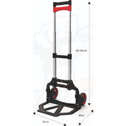ΚΑΡΟΤΣΙ ΑΛOYMINIOY ΣΠΑΣΤΟ ΜΕΤΑΛΛΙΚΗ ΠΟΔΙΑ 60kg KARFW90SG