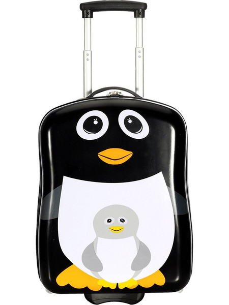 Snowball 846.816078 Pinguin Παιδική Βαλίτσα Καμπίνας 44x34x19cm με 2 Ρόδες Μαύρη