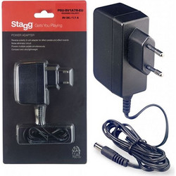 STAGG PSU-9V1A7R-EU 9-volt / 1.7 Tροφοδοτικό για Πετάλια Eφέ