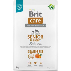 Brit Care Skin & Coat Senior & Light Grain Free with Salmon 3kg