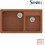 Sanitec Classic 317 Επικαθήμενος Νεροχύτης Γρανίτη Ματ Granite Terracotta 90x51cm
