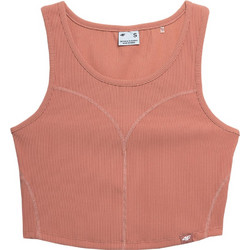 4F Γυναικείο Αθλητικό Crop Top Σομόν 4FSS23TTSHF330-64S
